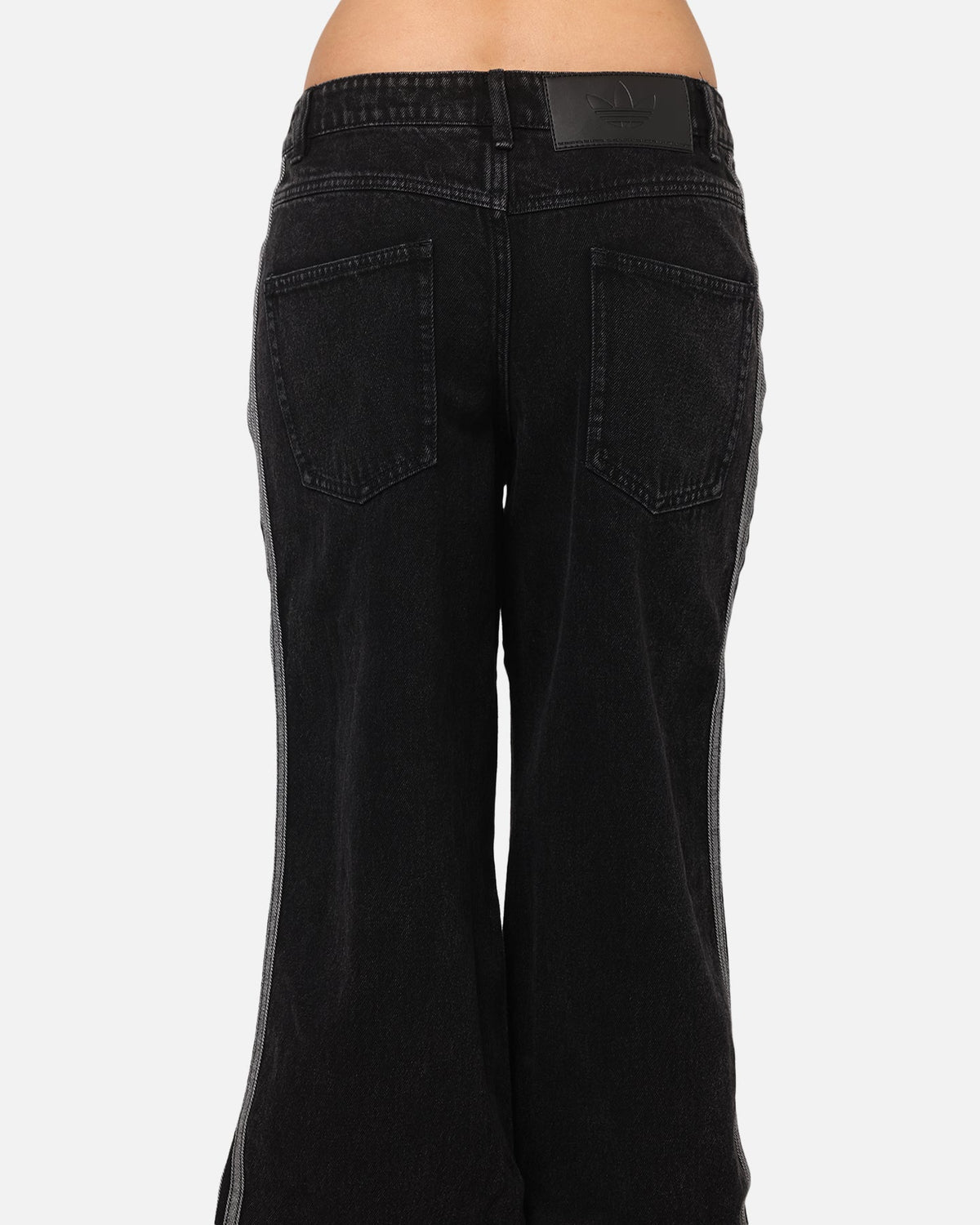 Best-Selling Adidas Women's Denim 3-Stripes Track Pants True Black Denim