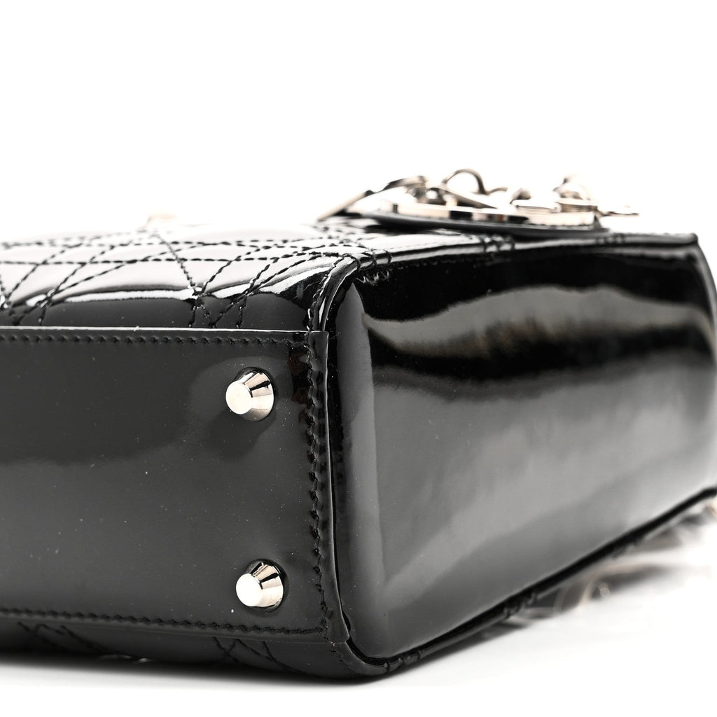 Patent Cannage Mini Lady Dior Black AT My store