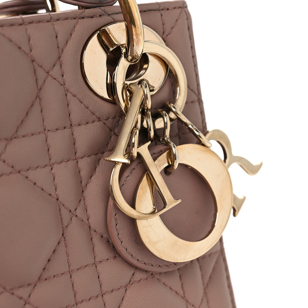 Lambskin Cannage Mini Lady Dior Blush AT My store