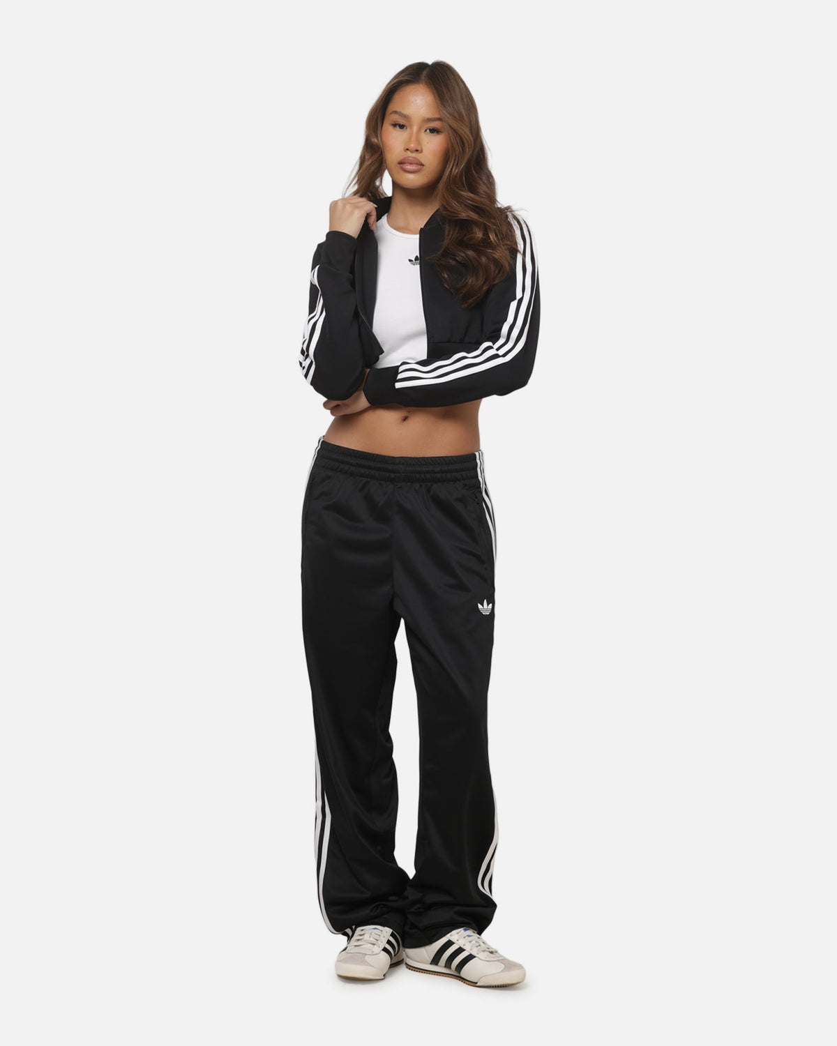 Best-Selling Adidas Firebird Trackpants Black/White