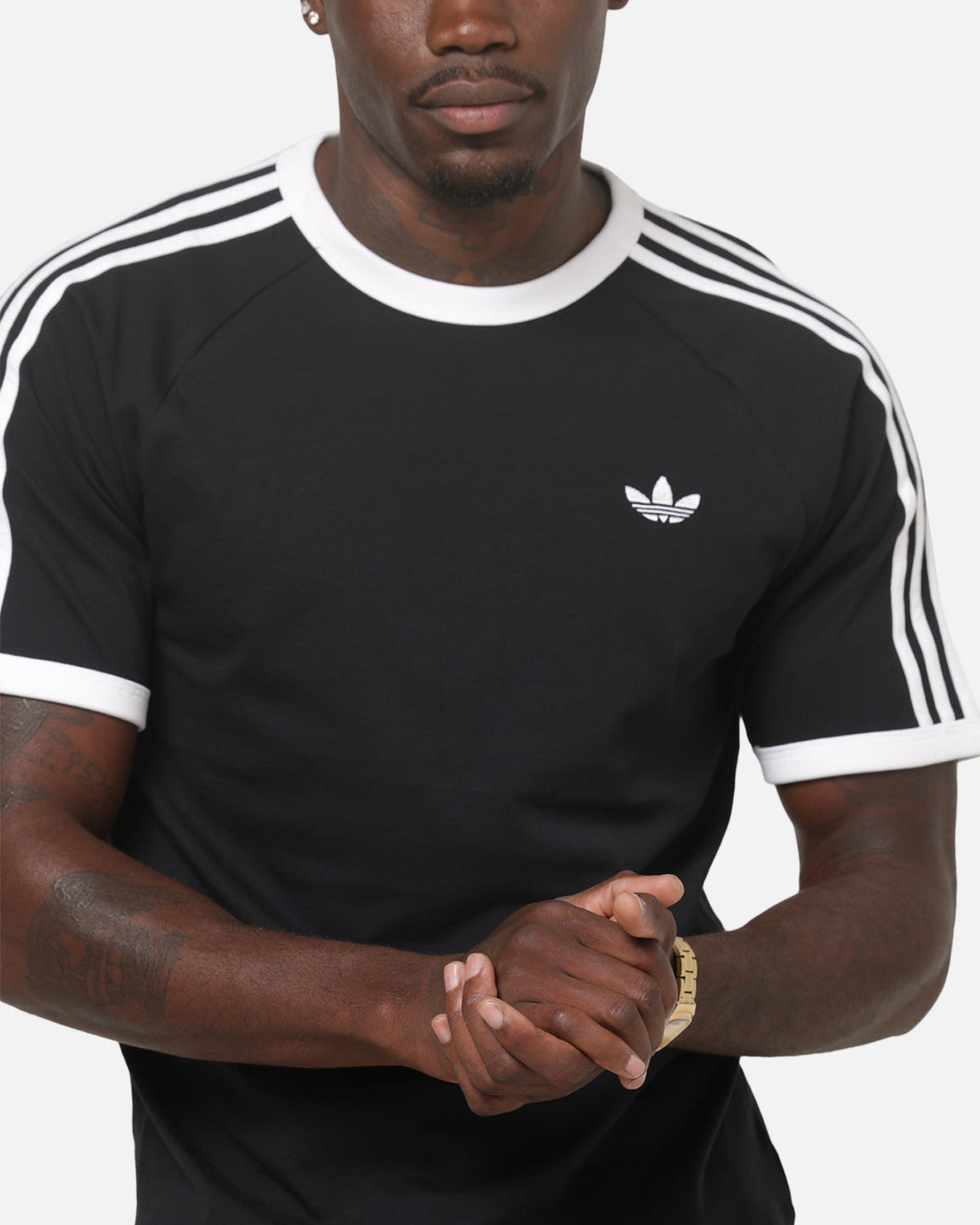 Best-Selling Adidas 3-Stripes T-Shirt Black