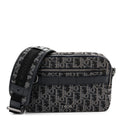 HOMME Oblique Jacquard Safari Messenger Navy Blue AT My store