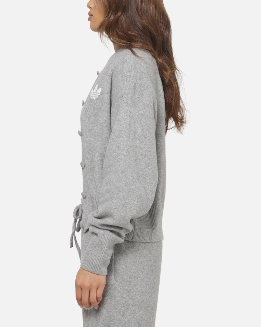Best-Selling Adidas Women's Essentials Knit Cardigan Medium Grey Heather