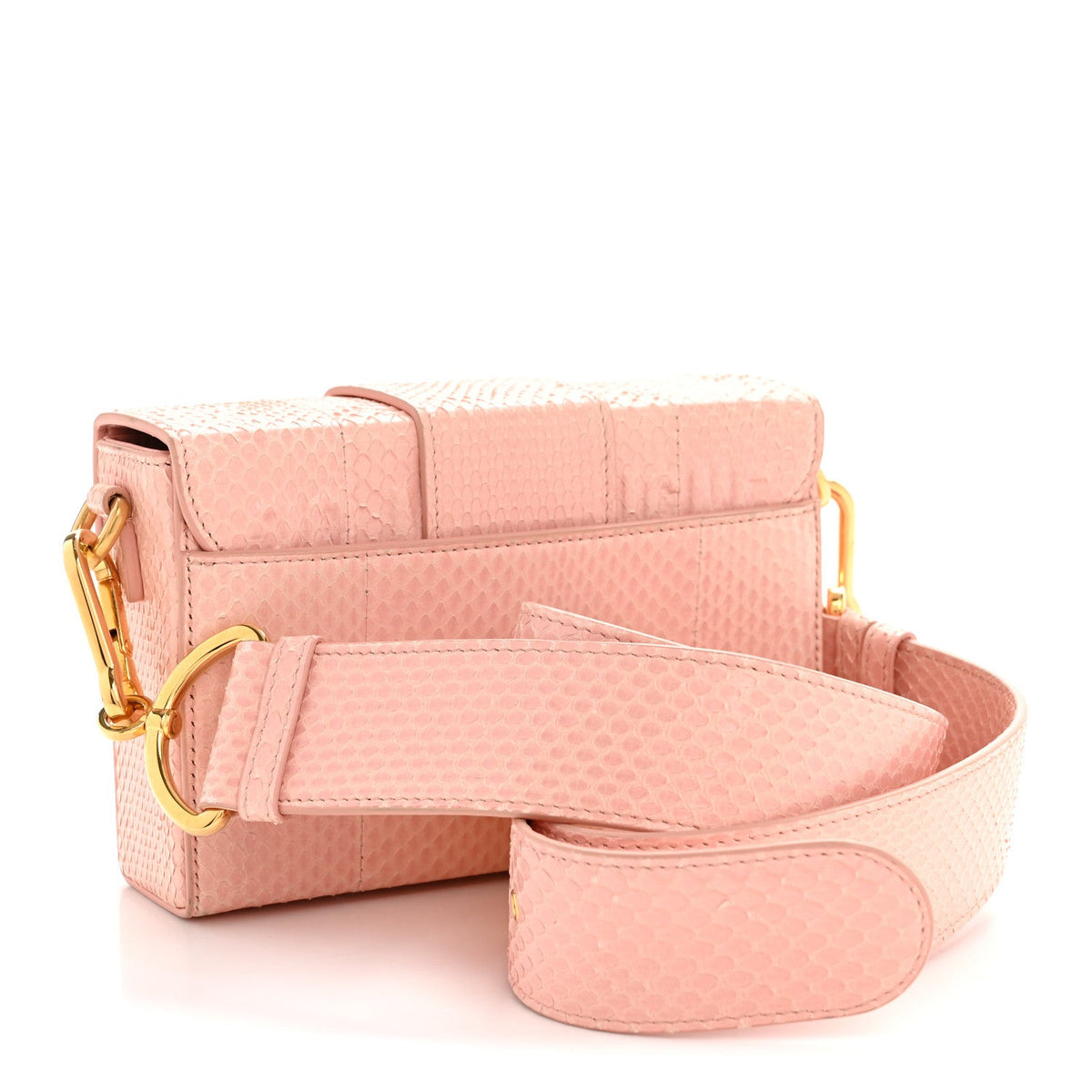 Snakeskin 30 Montaigne Box Bag Rose Clair AT My store