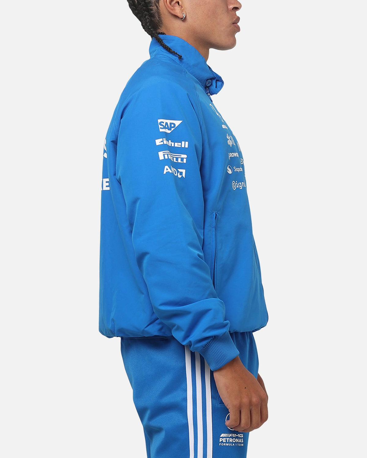 Best-Selling Adidas Mercedes-AMG Petronas Formula 1 Driver Jacket Blue