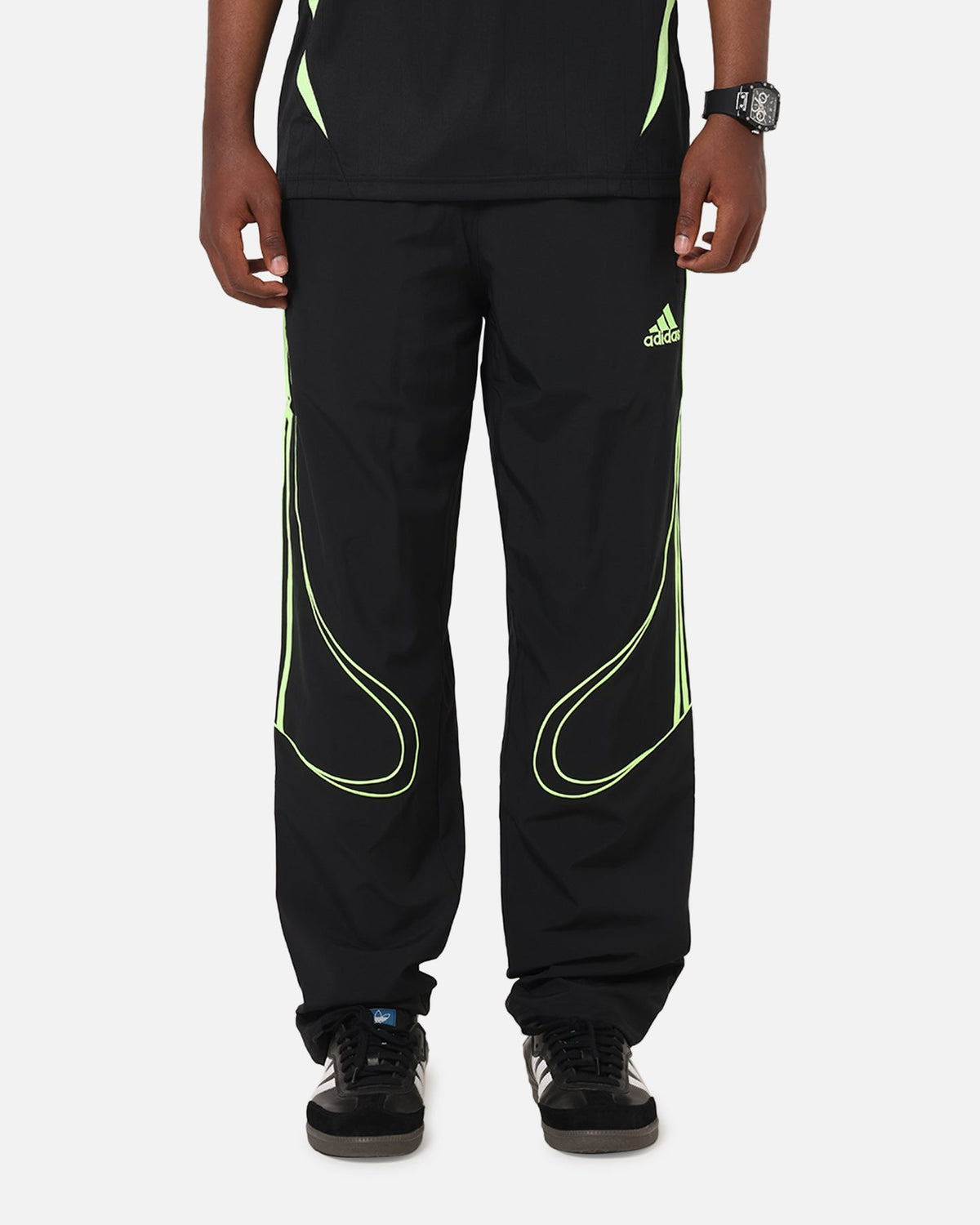 Best-Selling Adidas Teamgeist Adicolor Track Pants Black/Green