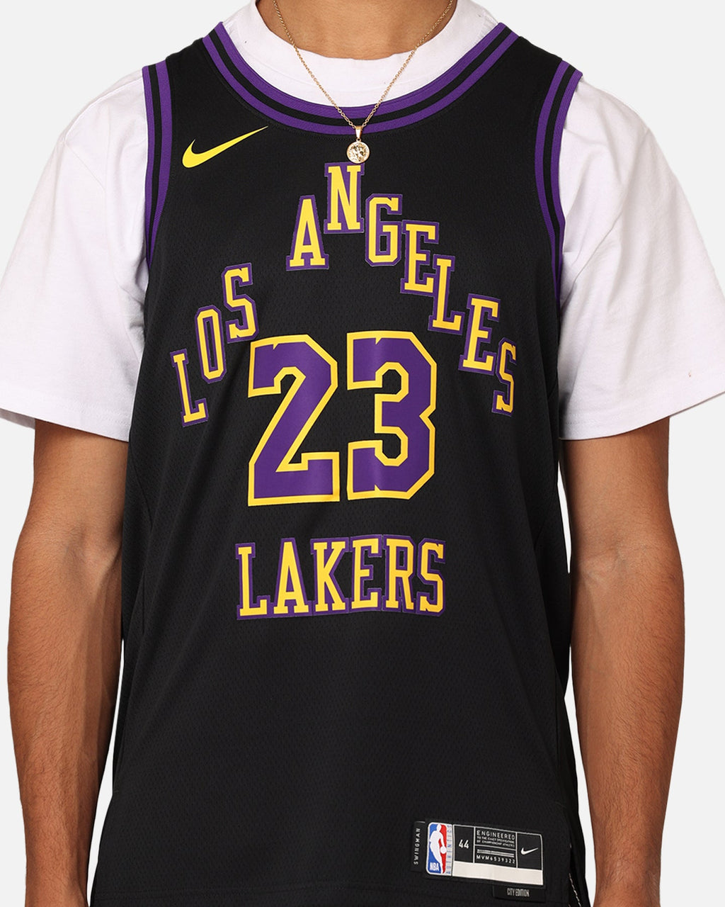 Top Seller Nike Los Angeles Lakers Lebron James Dri-FIT Swingman Jersey Black