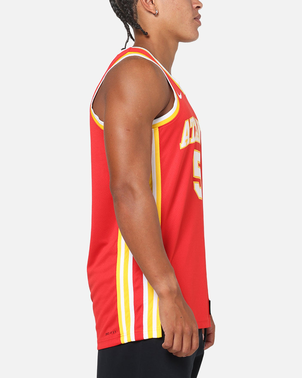 Top Seller Nike Dyson Daniels Atlanta Hawks #5 Icon Edition Nike Dri-FIT NBA Swingman Jersey University Red