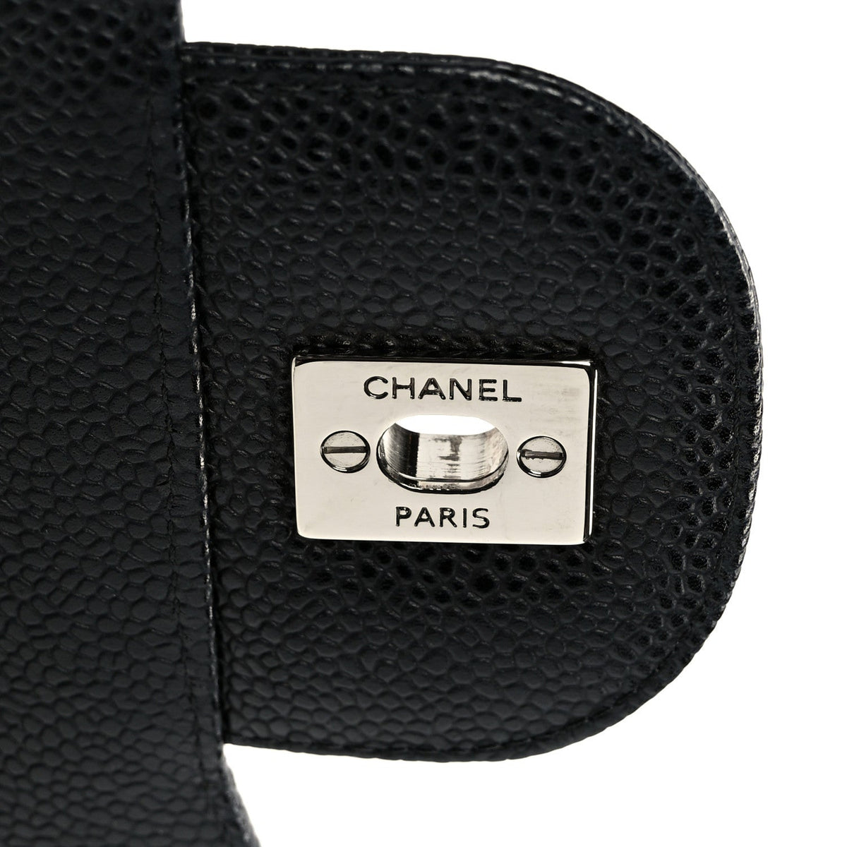 Caviar Quilted Jumbo Double Flap Black At My store