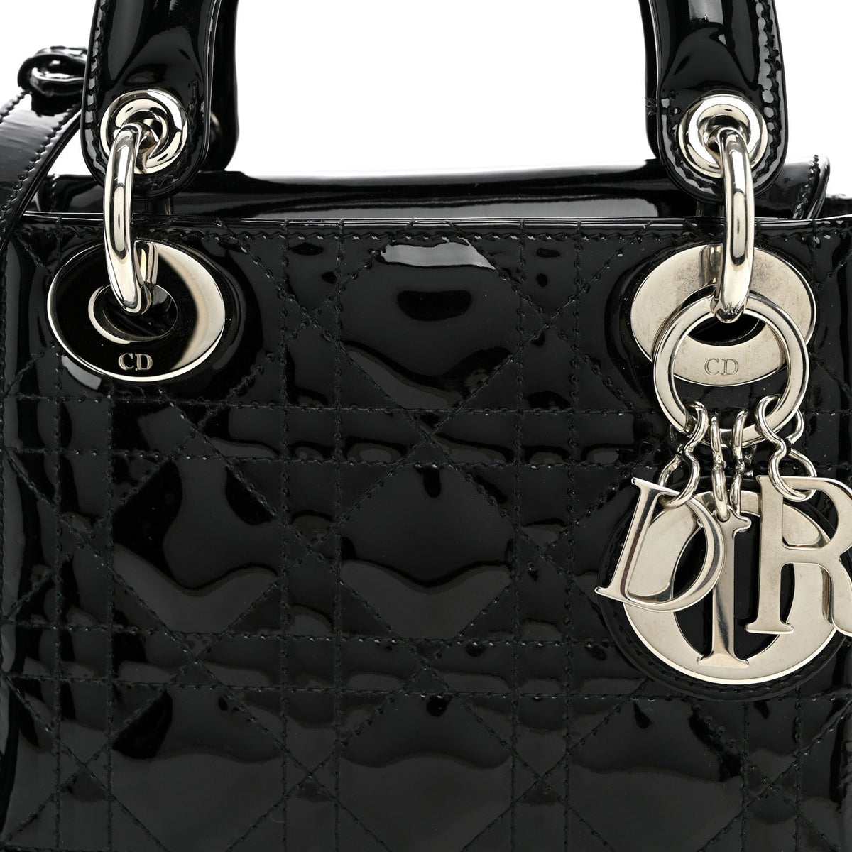 Patent Cannage Mini Lady Dior Black AT My store