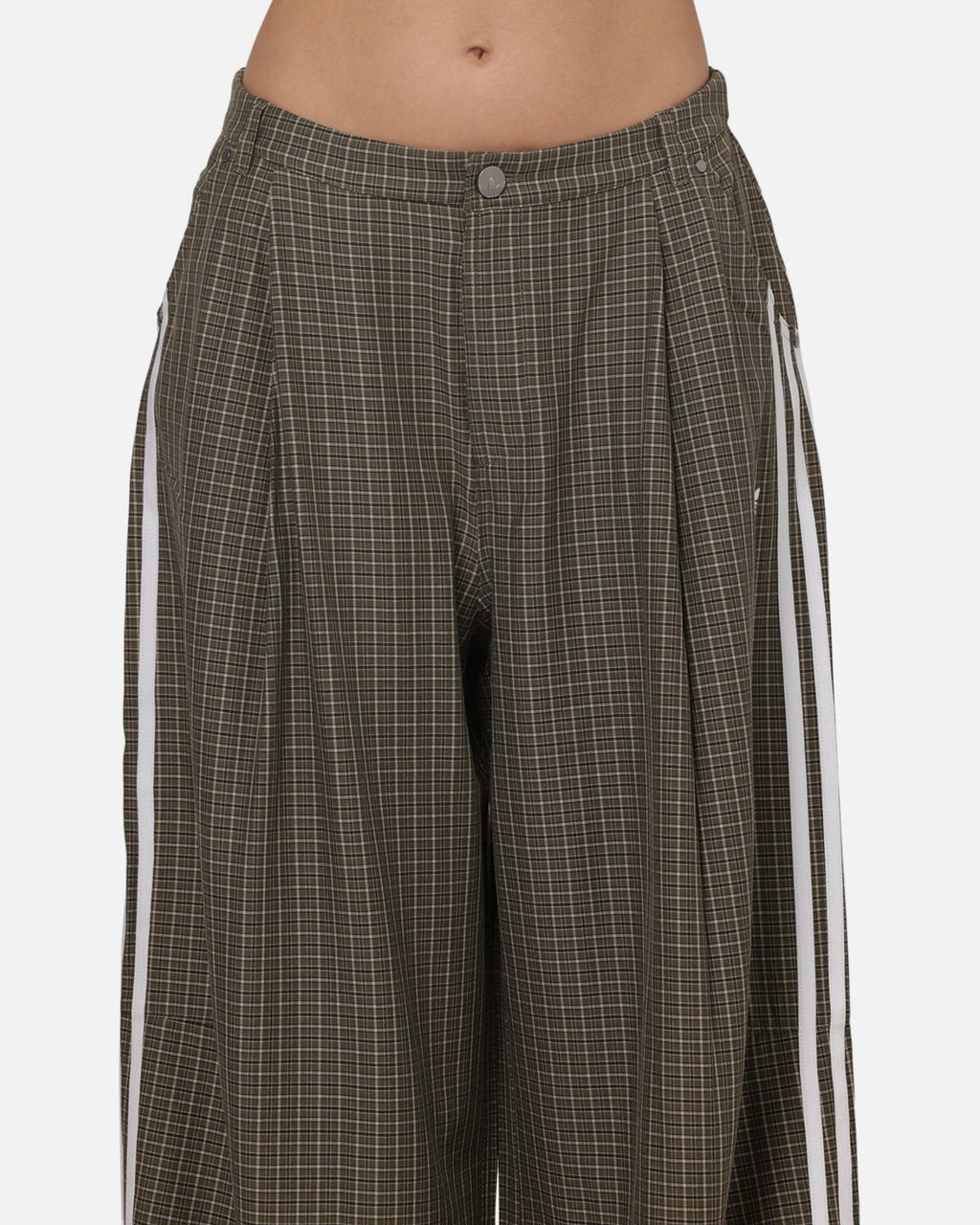 Best-Selling Adidas Women's Checks Trousers Olive