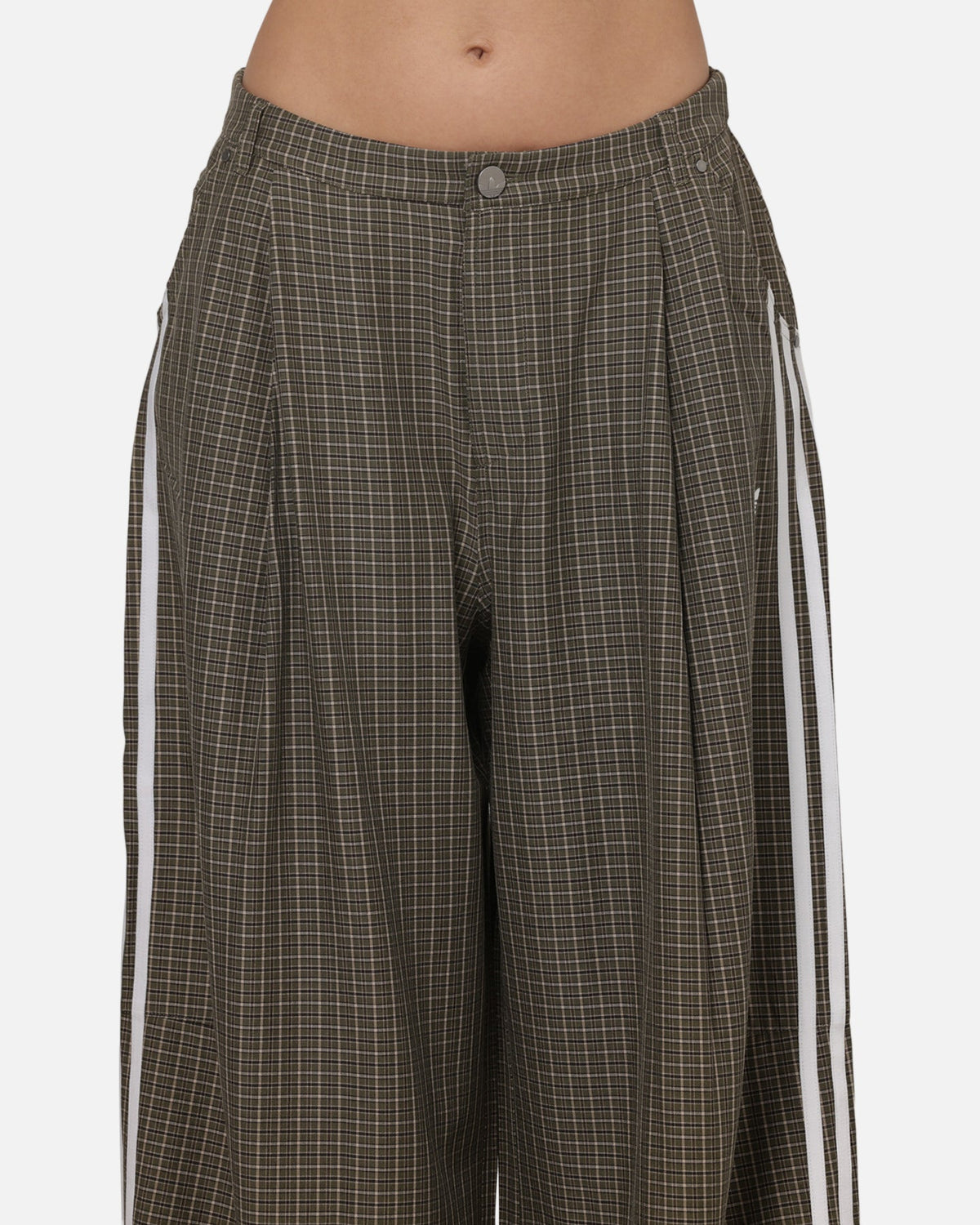 Best-Selling Adidas Women's Checks Trousers Olive