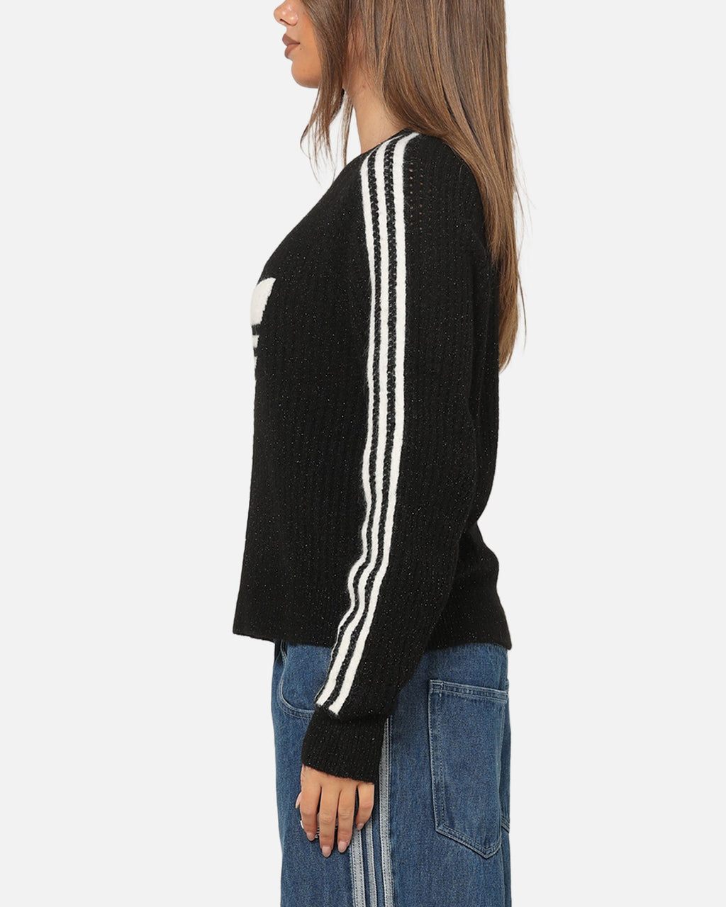 Best-Selling Adidas Women's Originals Knit Crewneck Black