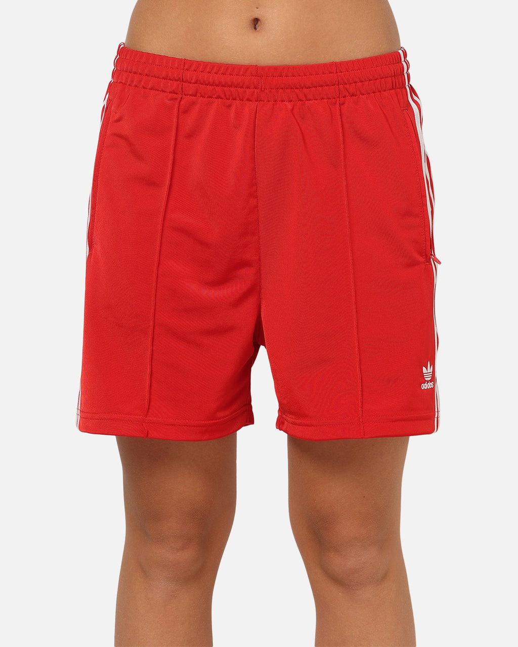 Best-Selling Adidas Women's Firebird Classic Shorts Better Scarlet