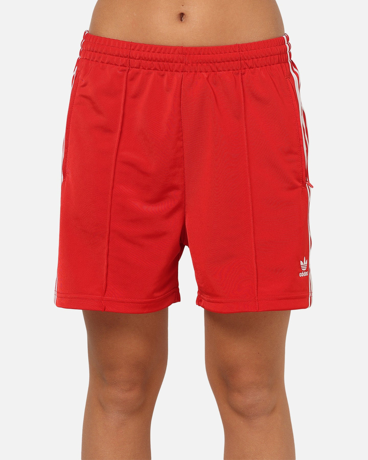 Best-Selling Adidas Women's Firebird Classic Shorts Better Scarlet
