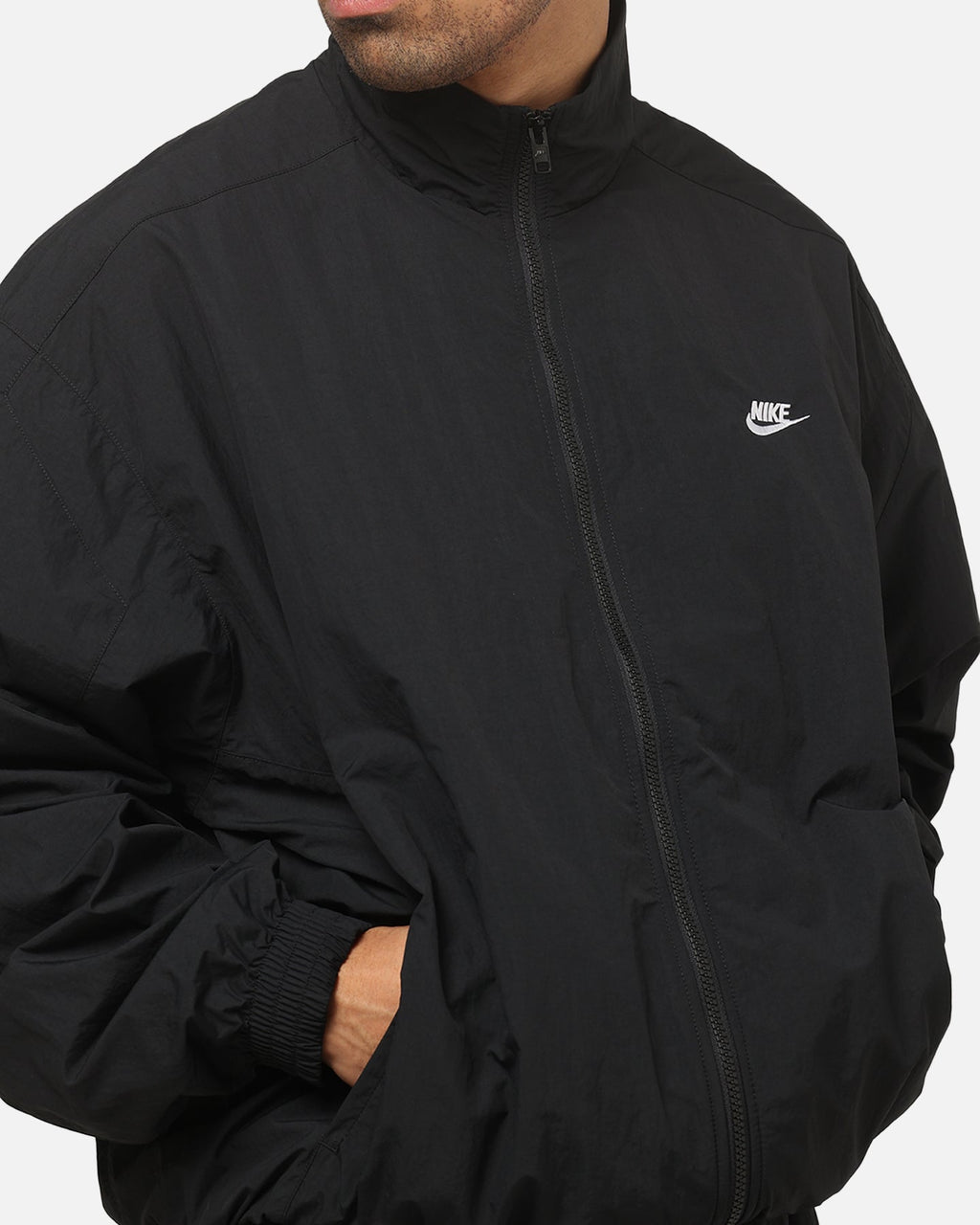 Top Seller Nike Club Woven Oversized Track Jacket Black