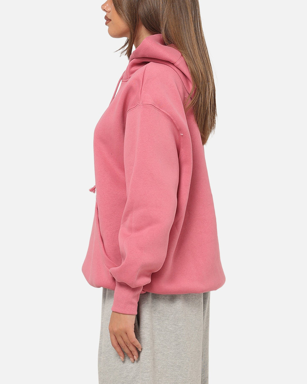 Top Seller Nike Women's Sportswear Phoenix Fleece Oversized Pullover Hoodie Peony/Sail