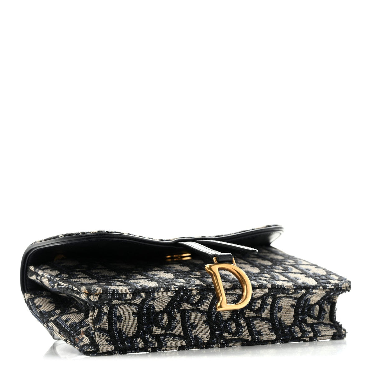 Oblique Saddle Belt Bag Blue AT My store
