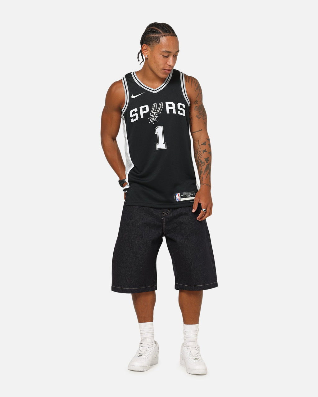 Top Seller Nike Victor Wembanyama San Antonio Spurs #1 Icon Edition 2022/23 Nike Dri-Fit NBA Swingman Jersey Black