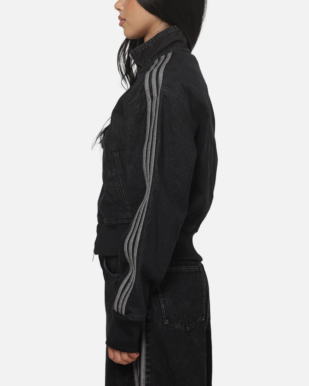 Best-Selling Adidas Women's Firebird Denim Track Jacket True Black