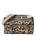 Canvas Mizza Embroidered Small Diorcamp Messenger Beige AT My store
