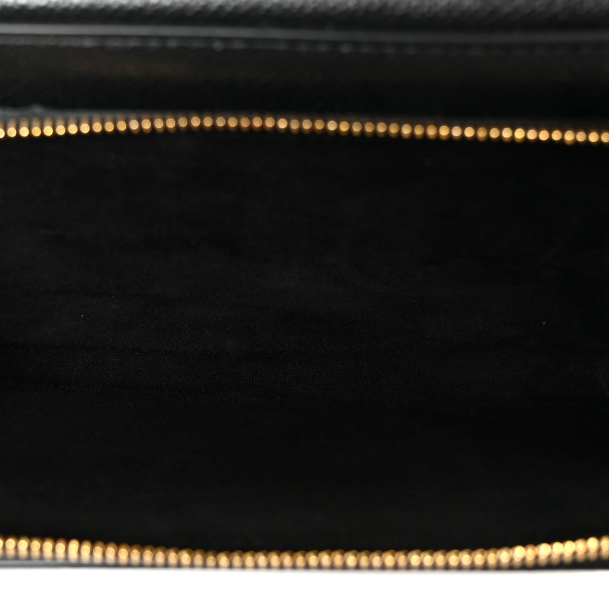 Grained Calfskin Caro Double Pouch Black AT My store
