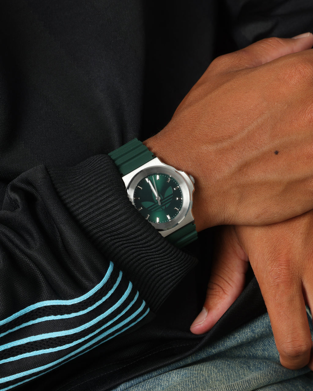Best-Selling Adidas Expression Three Watch Green