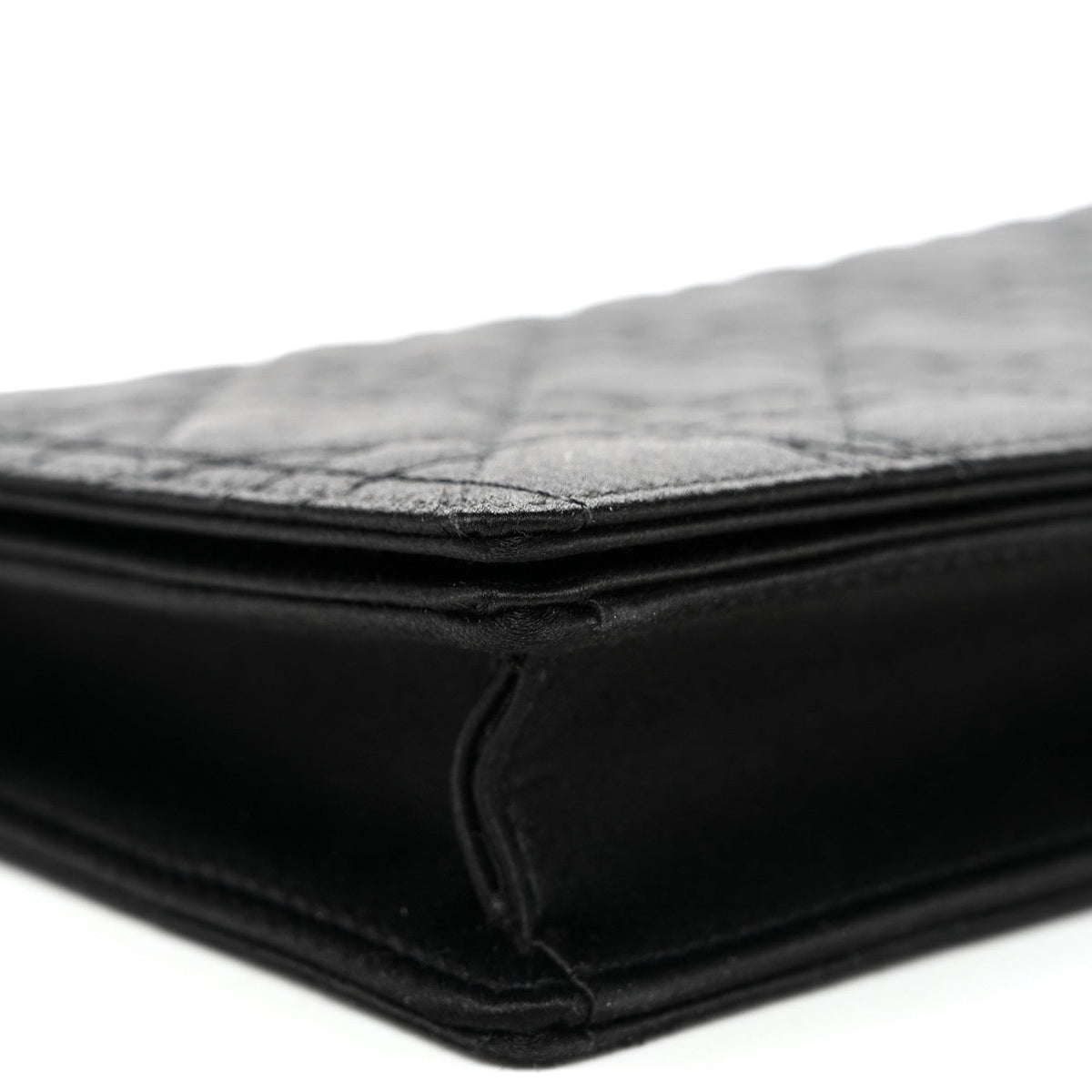 Satin Cannage Lady Dior Convertible Clutch Black AT My store