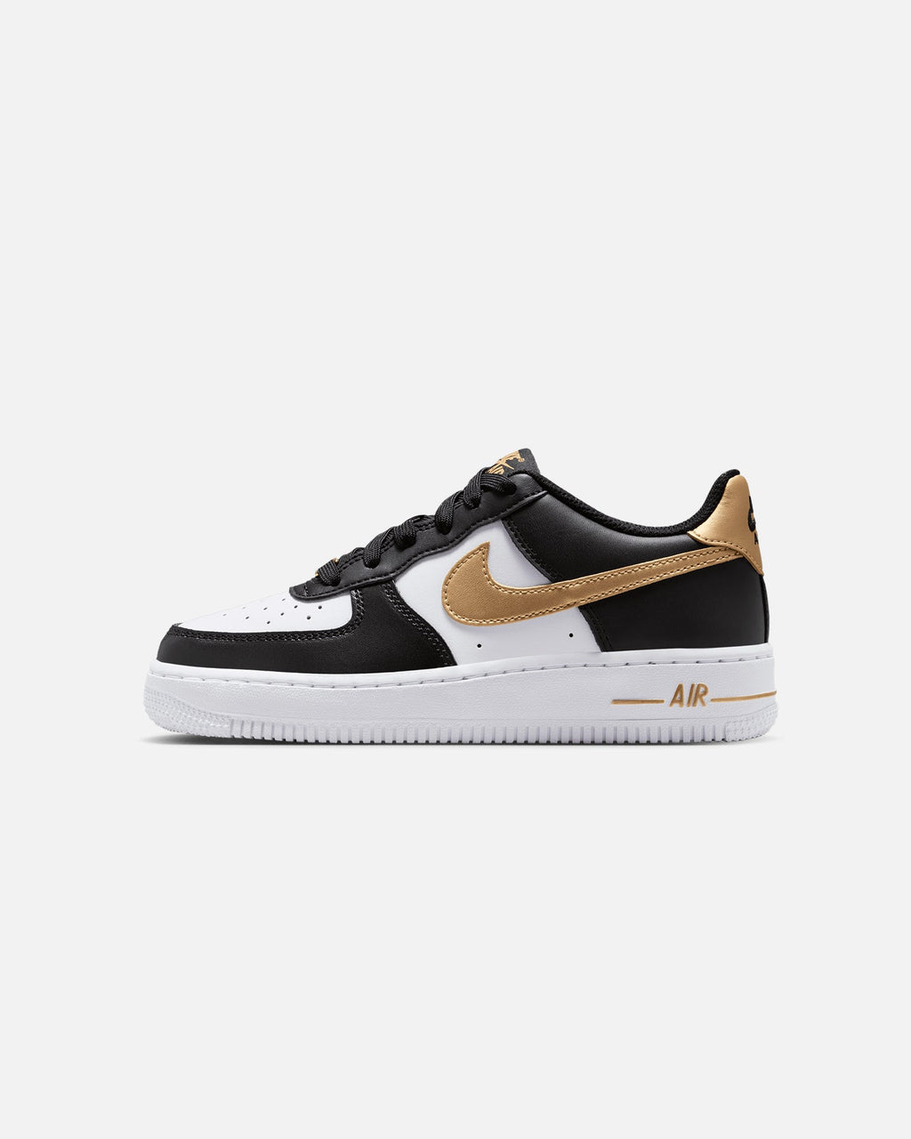 Top Seller Nike Kids' Air Force 1 (GS) Black/Metallic Gold