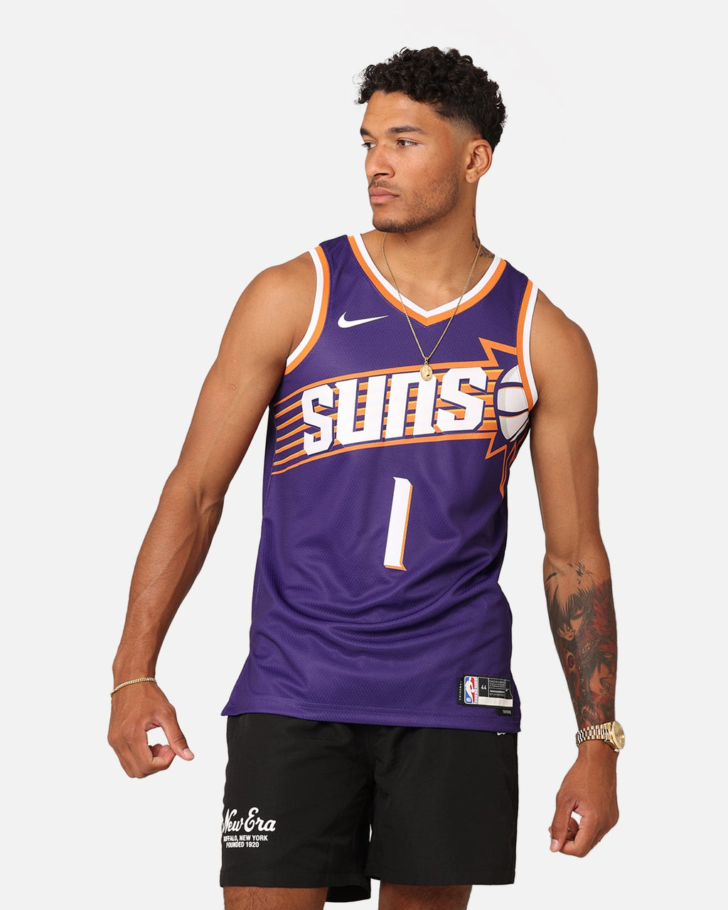 Top Seller Nike Phoenix Suns Devin Booker 2023/24 Icon Edition Dri-FIT NBA Swingman Jersey New Orchid
