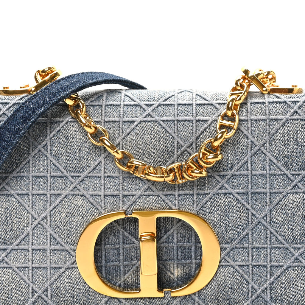 Denim Cannage Small Caro Bag Blue AT My store