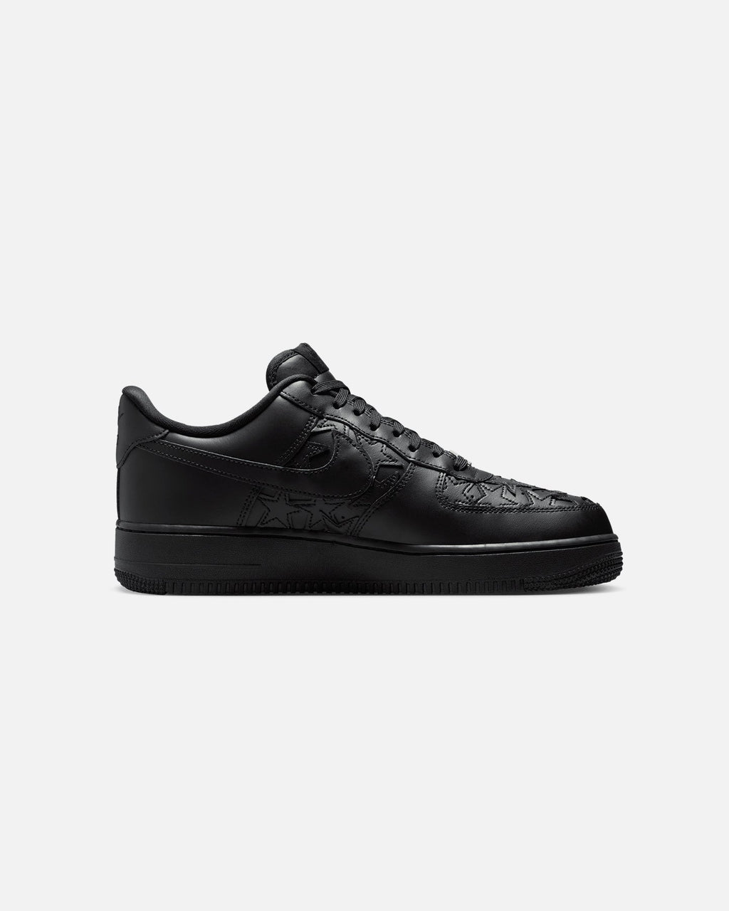 Top Seller Nike Air Force 1 '07 Edge Black/Black-Metallic Silver