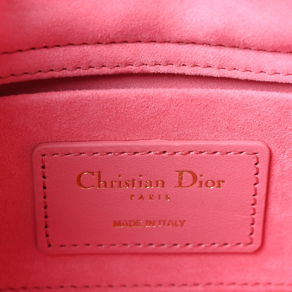 Lambskin Cannage Mini Lady D-Joy Fraise AT My store