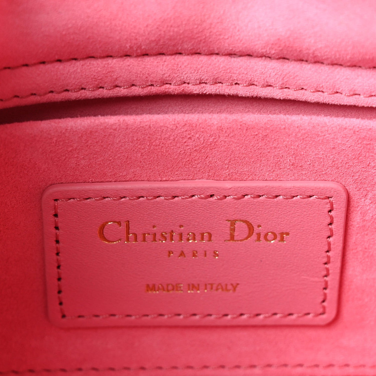 Lambskin Cannage Mini Lady D-Joy Fraise AT My store