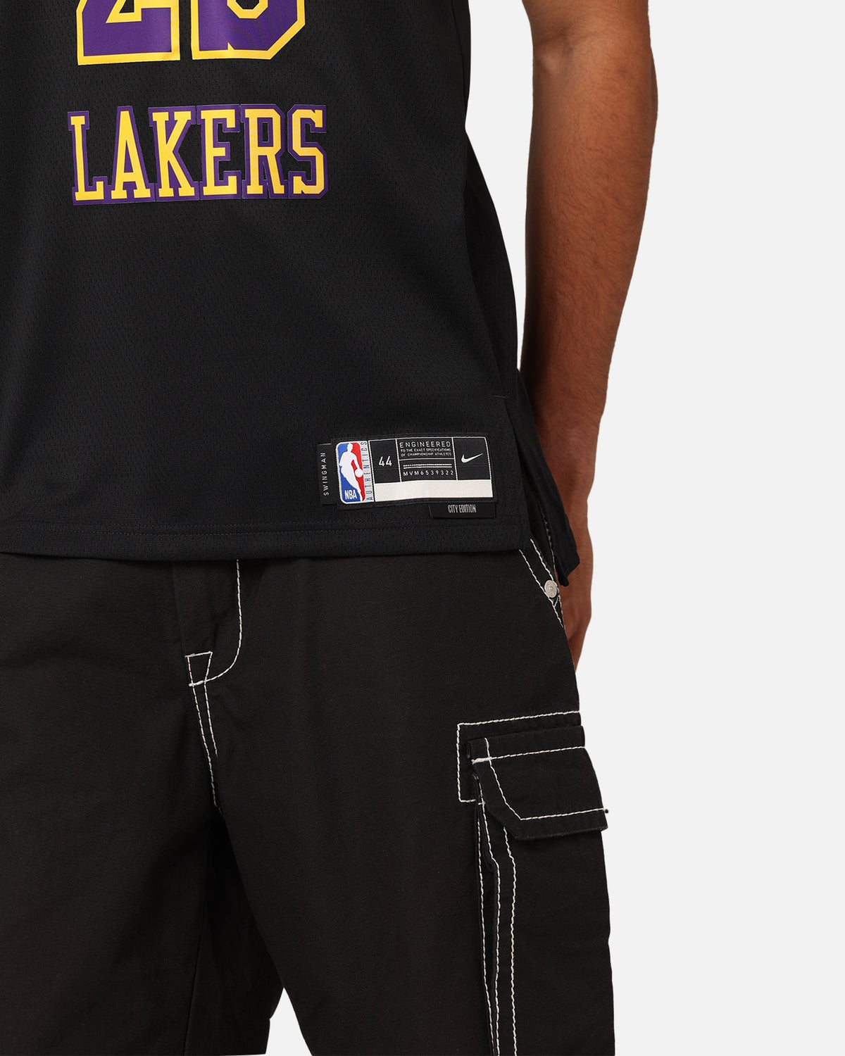 Top Seller Nike Los Angeles Lakers Lebron James Dri-FIT Swingman Jersey Black