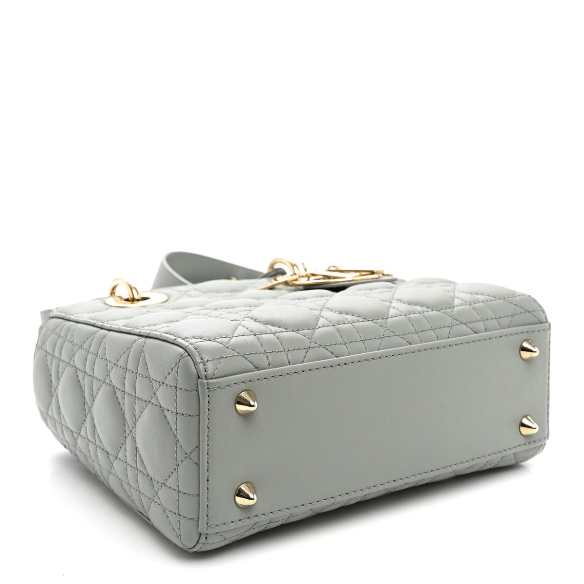 Lambskin Cannage Small My ABCDior Lady Dior Grey AT My store
