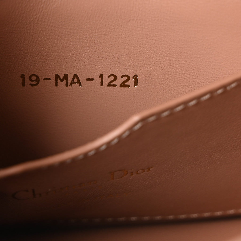 Smooth Calfskin Micro 30 Montaigne Flap Bag Rose Des Vents AT My store