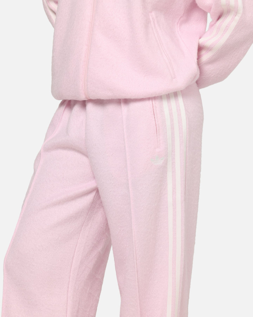 Best-Selling Adidas Women's Mohair Firebird Track Pants Clear Pink