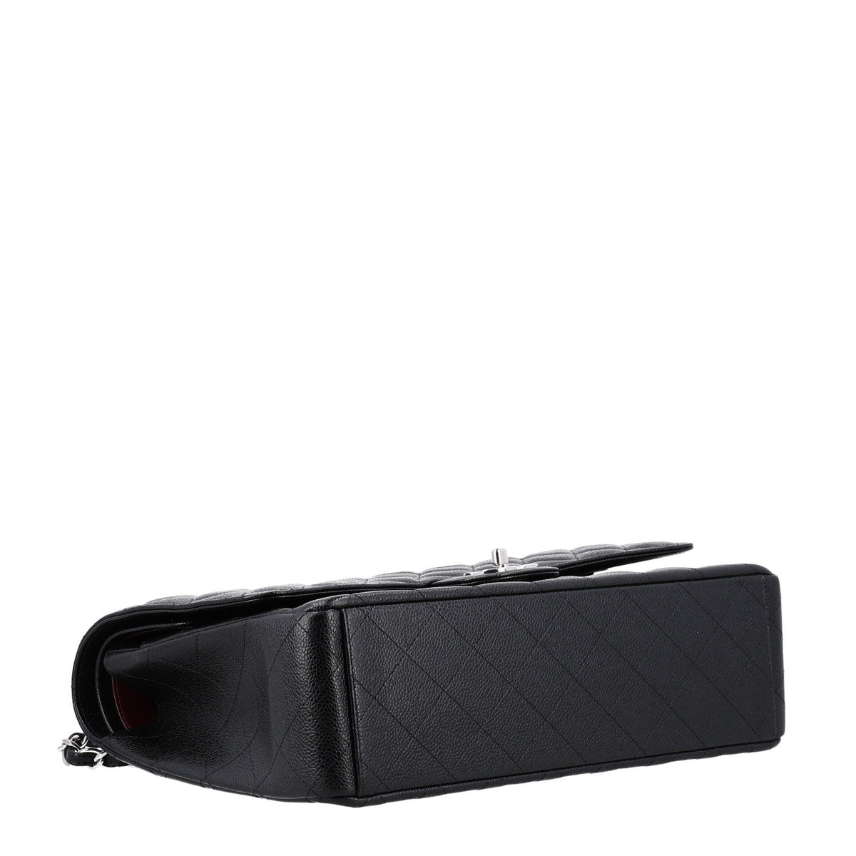 Caviar Quilted Maxi Double Flap Black At My store