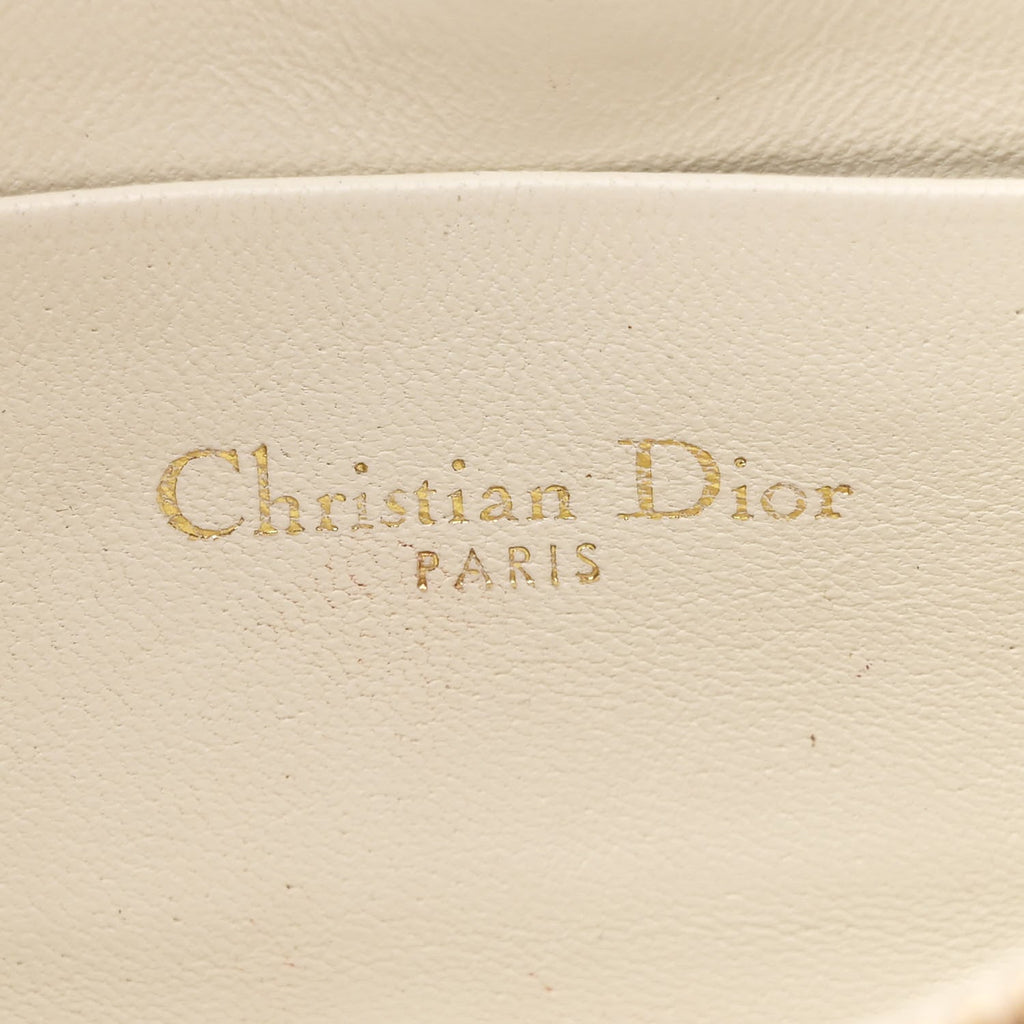 Calfskin Macrocannage Mini Caro Bag White AT My store