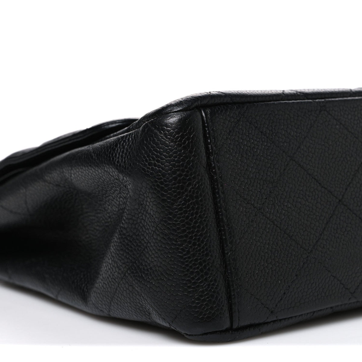 Caviar Quilted Maxi Double Flap Black At My store