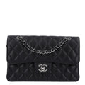 Caviar Quilted Small Double Flap Black At My store