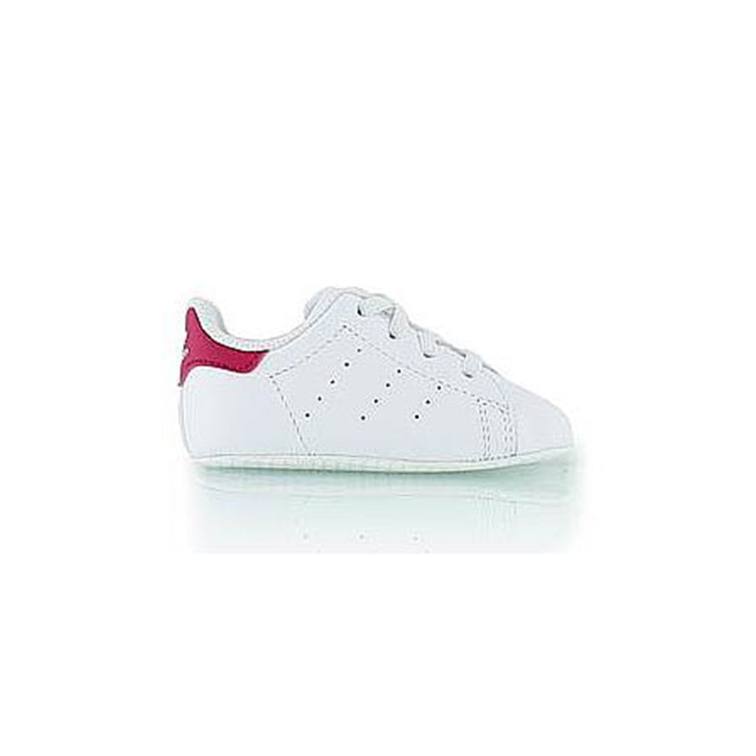 New Arrival Adidas Original STAN SMITH CRIB - FTWWHT/FTWWHT/BOPINK/FTWBLA/FTWBLA/ROSECL