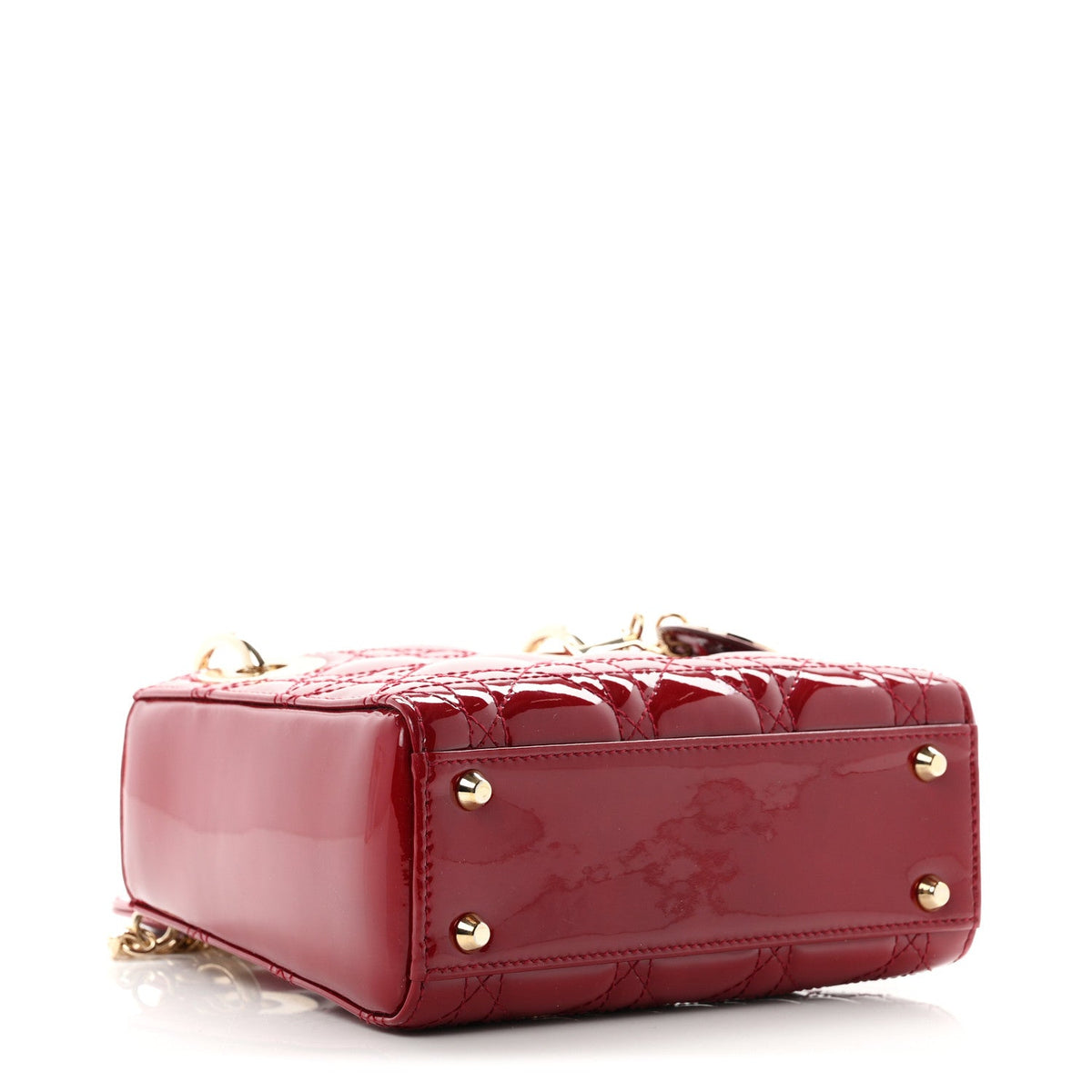 Patent Cannage Mini Lady Dior Red AT My store