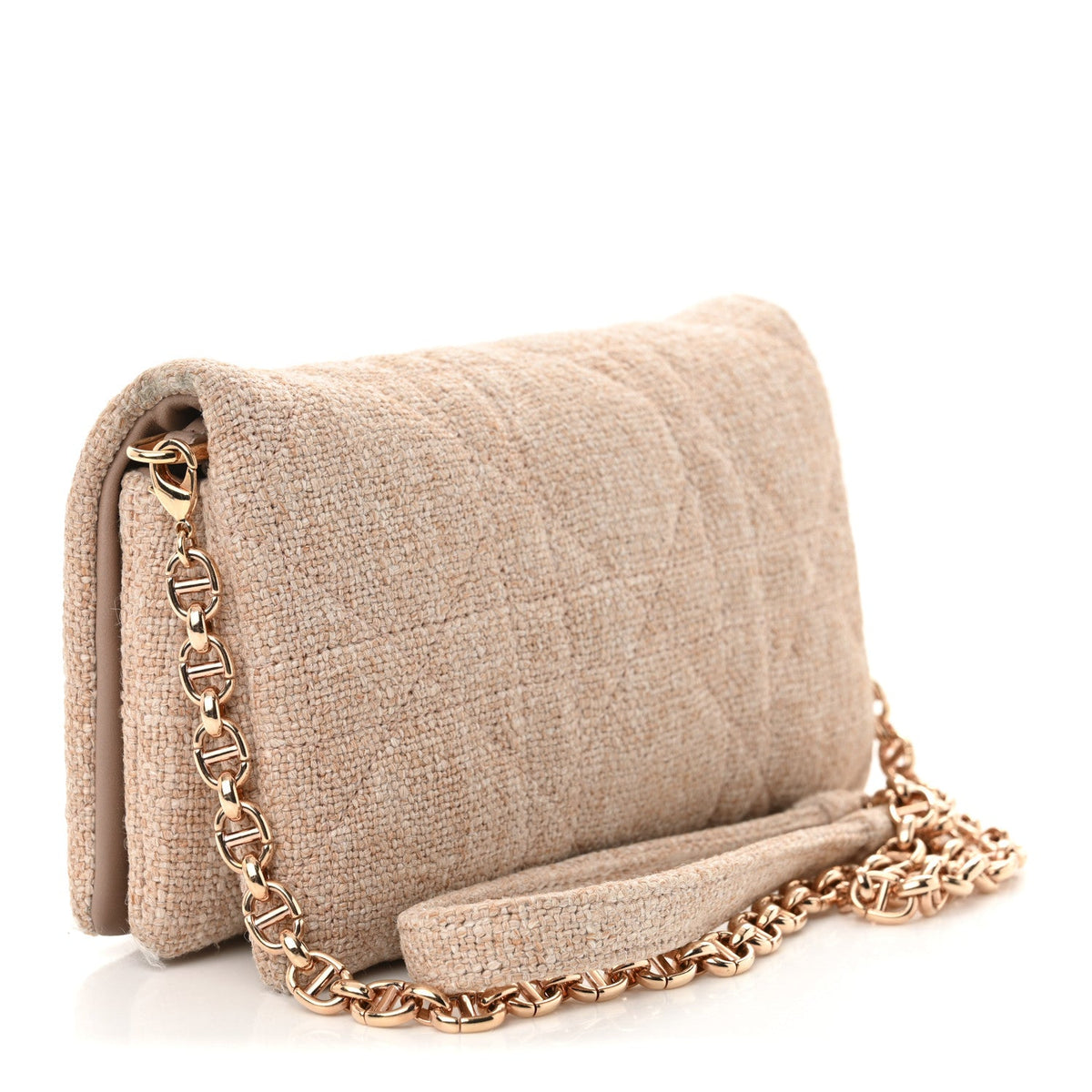 Linen Macrocannage Mini Caro Bag Rose AT My store