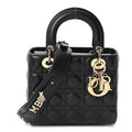 Lambskin Cannage Small My ABCDior Lady Dior Black AT My store