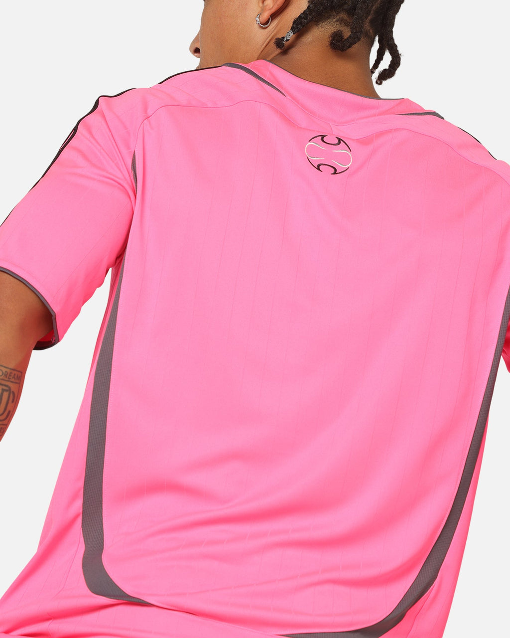Best-Selling Adidas Teamgeist T-Shirt Black/Lucid Pink