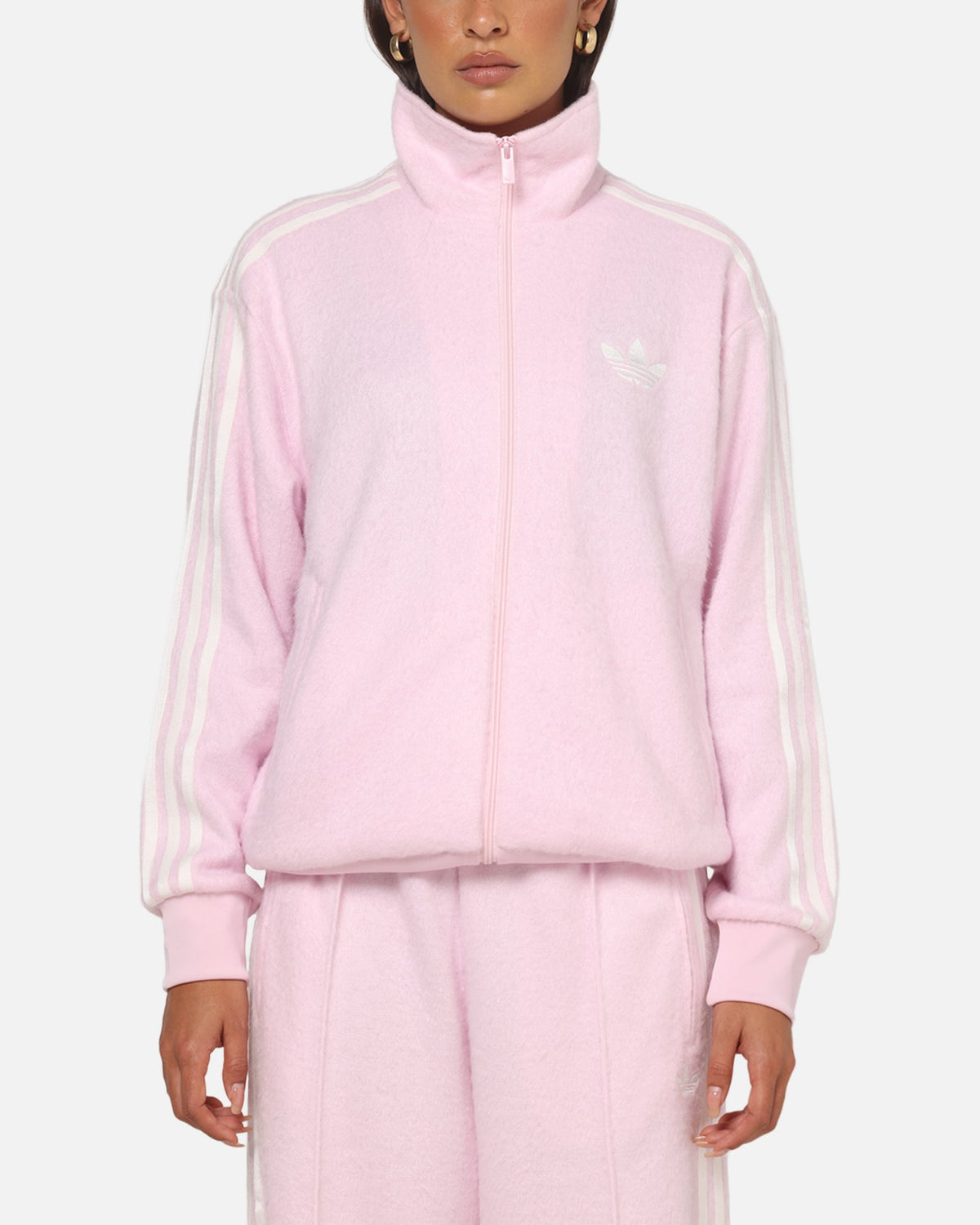 Best-Selling Adidas Women's Mohair Firebird Track Top Clear Pink