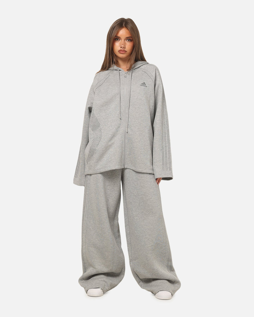 Best-Selling Adidas Women's Teamgeist Rhinestone Track Pants Grey Marle