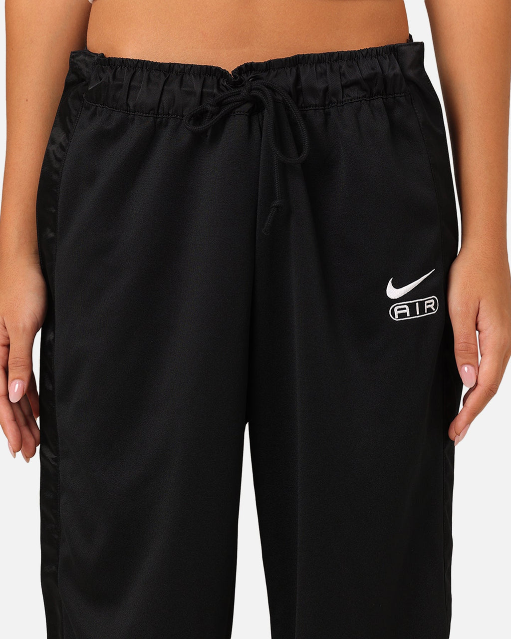 Top Seller Nike Women's Sportswear Air Mid-Rise Breakaway Pants Black/White